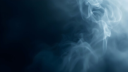 Obraz premium Horizontal smoke background, abstract background