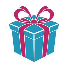 Gift Box Logo Design Vector