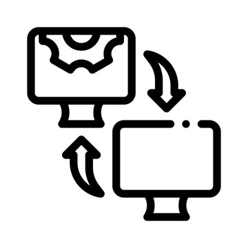 cross platform line icon