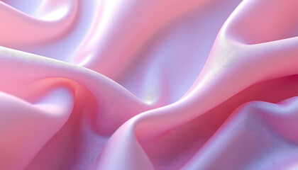 Obraz premium Ethereal Silk Sheets - Layers of translucent glowing silk-like textures. background copyspace