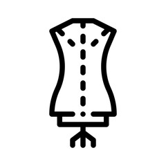 dress form line icon