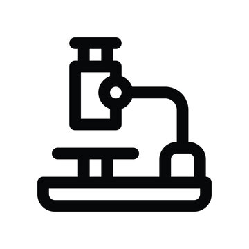 recommend clip art: microscope icon. vector line icon for your website, mobile, presentation, and logo design.