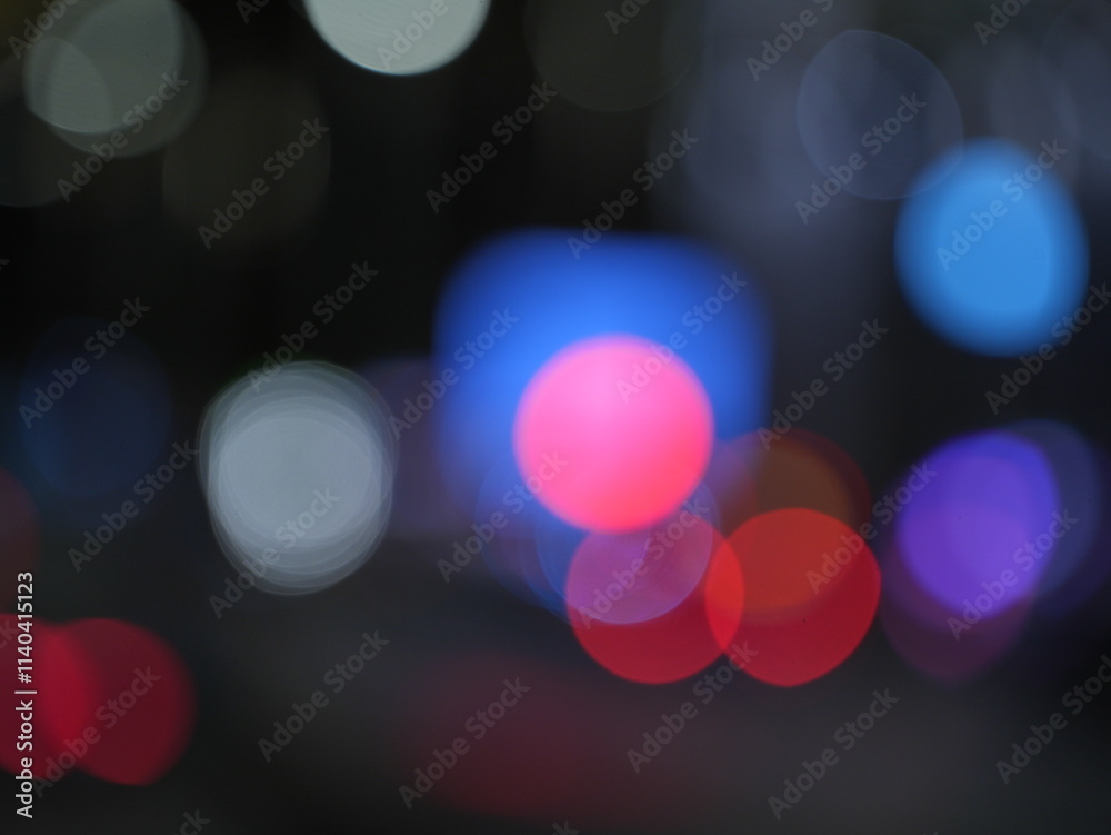 Wall mural abstract bokeh background