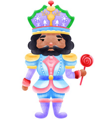 cartoon of a clown Nutcracker