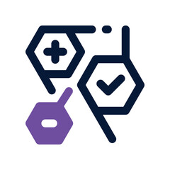 structure icon. vector dual tone icon for your website, mobile, presentation, and logo design.