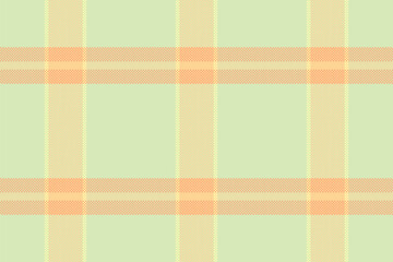 Pano pattern plaid textile, table cloth tartan texture check. Give background seamless fabric vector in light and amber colors.