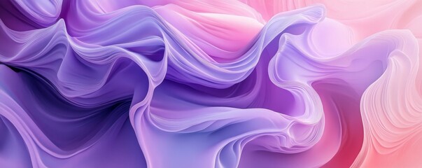 Obraz premium a purple and pink abstract background with curved shapes