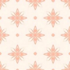 Fototapeta premium Peach Blossom Seamless Pattern 