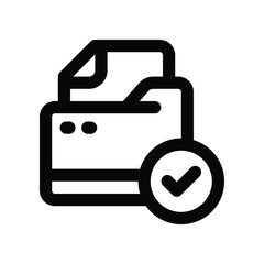 file icon. vector line icon for your website, mobile, presentation, and logo design.