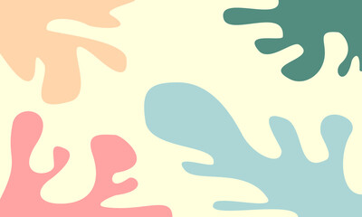 Abstract nature background with soft color design