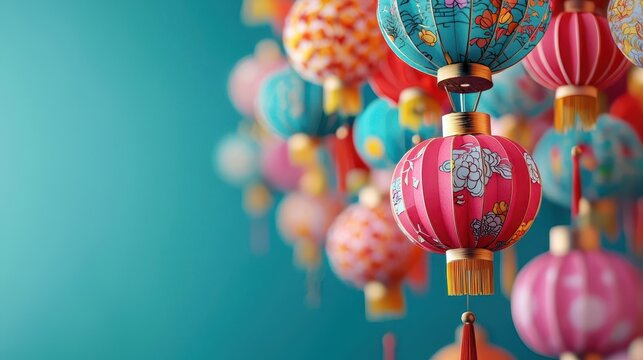 An origamiinspired Chinese New Year parade with papercut lanterns and traditional food displays