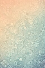 Abstract swirl pattern in blue and beige tones
