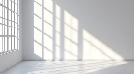 Obraz premium Sunlight Streaming Through a Modern Window: Interior Design Inspiration. AI Generated