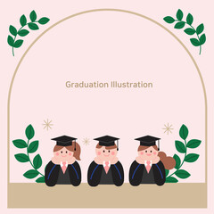 Graduation illustration