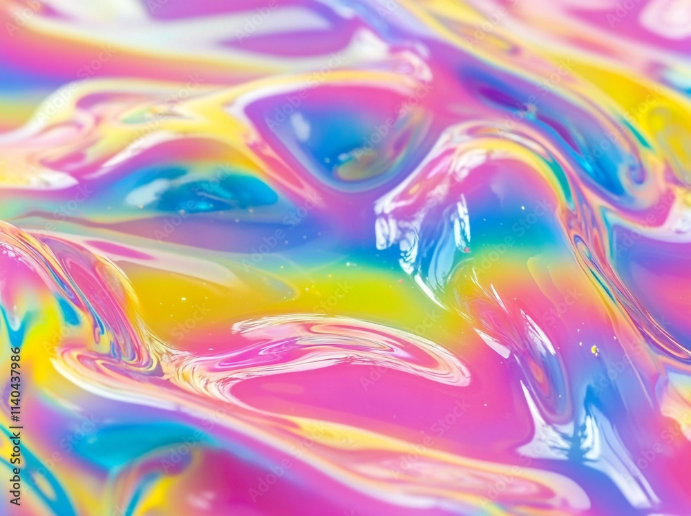 Poster vibrant abstract colors swirl together in a mesmerizing display of hues and patterns