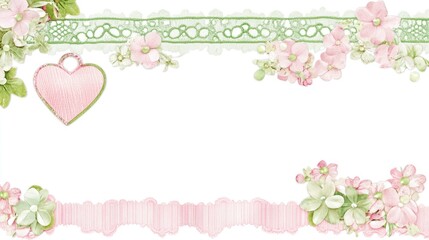 Floral Lace Frame for Special Occasions