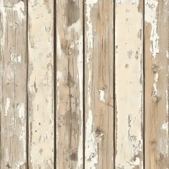 Fototapeta premium Beige wooden planks grunge texture