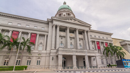 National Art Gallery timelapse hyperlapse. Formerly the Supreme Court Building and City Hall.