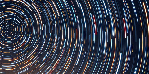 Seamless Star Trails - Stars moving to form patterns transitioning between the years. backdrop background digital art crisp oilpinting minimalist sharp details funny background copyspace