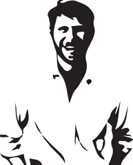 Happy Man Vector Illustration