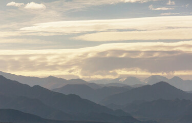 Obraz premium Mountains silhouette