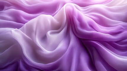 Obraz premium Abstract ombre purple and white silk fabric texture.
