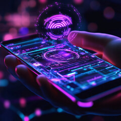 mobile phone in hand