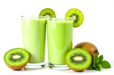 kiwi juice and fruits