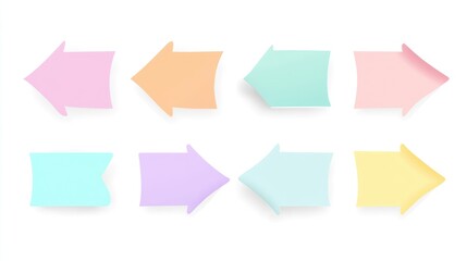 Colorful Arrow Stickers for Note-Taking