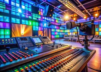 Live Streaming Production, Broadcast Video Equipment, Television Studio Setup, Video Broadcasting Technology, Online Video Content Creation