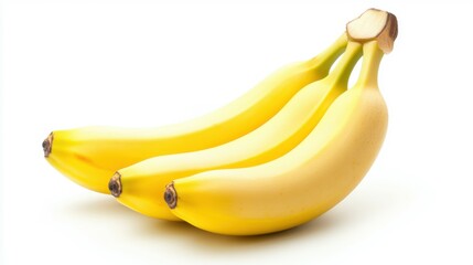 Banana, white isolate background