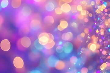 Fototapeta premium Christmas wallpaper decorations concept.xmas holiday festival backdrop:sparkle circle lit celebrations display.