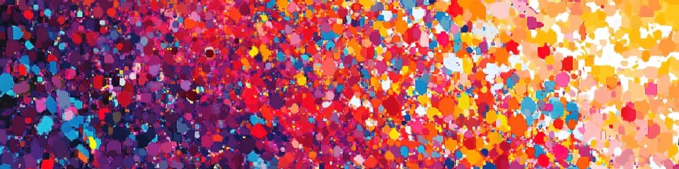 Vibrant splash of colors in abstract pattern