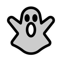 ghost icon with duotone style, perfect for user interface projects