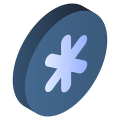 Modern design icon of medical sign