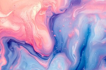 Fototapeta premium Abstract swirling patterns in pastel colors create a mesmerizing visual effect