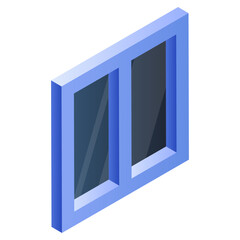 Editable design icon of window