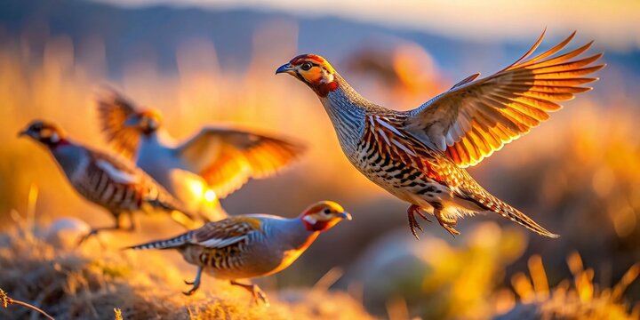 Long Exposure Photography: Dynamic Chuckers in Flight, Bird Photography, Wildlife Images, Nature Shots, Action Birds