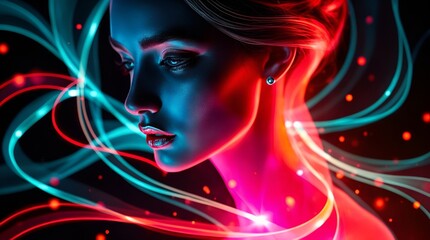 Moderne Kunst. Generative AI Technologie