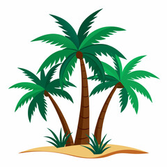 palm tree vector illustration