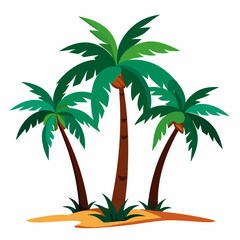 palm tree vector illustration