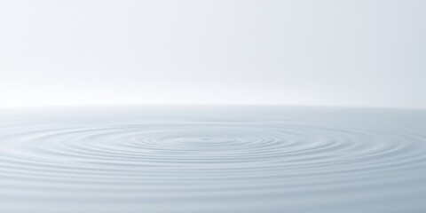 Fototapeta premium Serene Water Ripples A Minimalist Study of Circular Wave Patterns on a Calm Surface