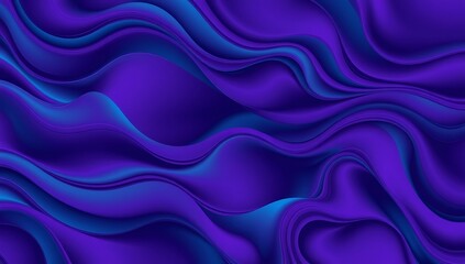 Obraz premium Abstract Purple and Blue Swirling Wave Pattern