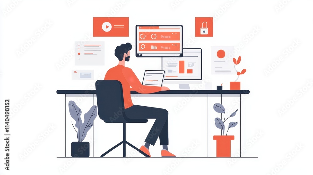 Poster Expert Analyzing Digital Transformation with Automated Tools in Modern Workspace