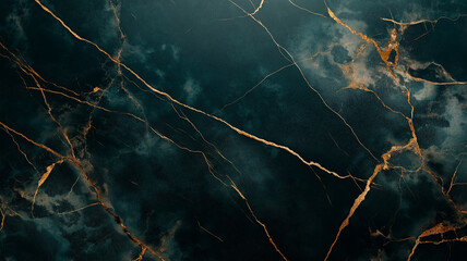 Dark Green Marble with Gold Veins, Luxury Background Texture. Concept of Elegance, sophistication.
