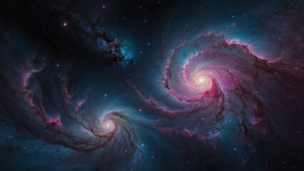 "Cosmic Swirls: A Nebula Dream"