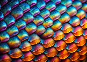 Fototapeta premium Macro Fish Business Card Design: High-Resolution Close-up Images for Seafood Branding