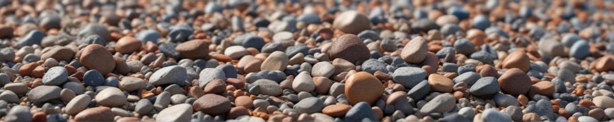 dense pile of crushed pebbles and small rocks, rocky terrain, gravel pile, rock composition