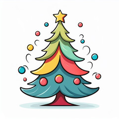 Colorful Christmas Tree