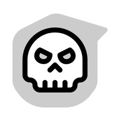 gangster devil icon with bulk style, perfect for user interface projects